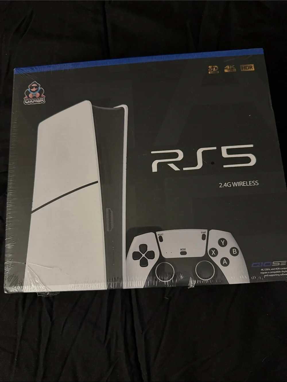 RS5 2.4G Wireless Gaming Console with White Controller